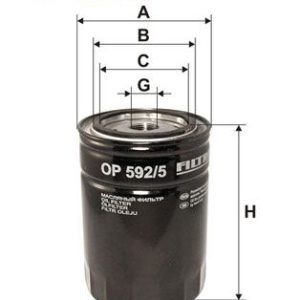 FILTRON OP 592/5 Oil filter
