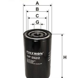 FILTRON OP 592/2 Alyvos filtras