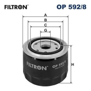 FILTRON OP 592/8 Eļļas filtrs