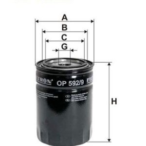 FILTRON OP 592/9 Oil filter
