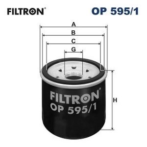 FILTRON OP 595/1 Alyvos filtras