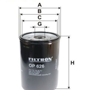 FILTRON OP 626 Alyvos filtras
