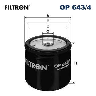 FILTRON OP 643/4 Масляный фильтр