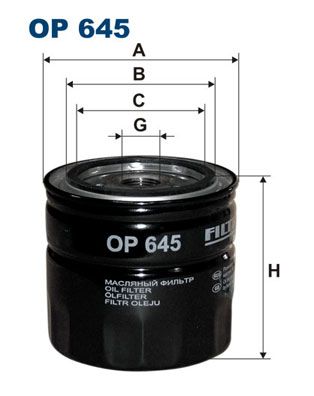 FILTRON OP 645 Масляный фильтр