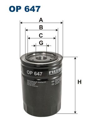 FILTRON OP 647 Масляный фильтр