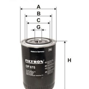 FILTRON OP 675 Alyvos filtras