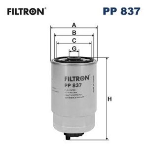 FILTRON PP 837 Kuro filtras