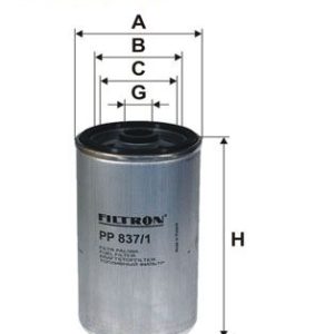 FILTRON PP 837/1 Kuro filtras