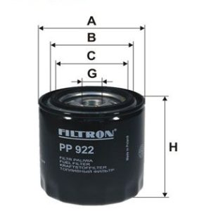FILTRON PP 922 Kuro filtras