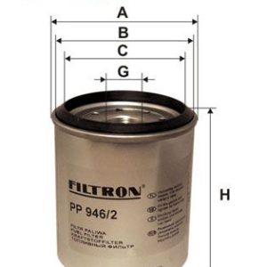 FILTRON PP 946/2 Kuro filtras