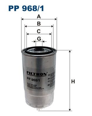 Топливный фильтр FILTRON PP 968/1