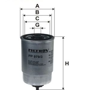 FILTRON PP 979/3 Kuro filtras