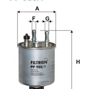 FILTRON PP 988/1 Kuro filtras