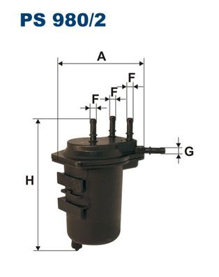 FILTRON PS 980/2 Fuel filter
