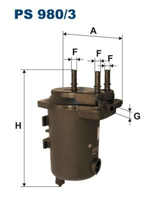 FILTRON PS 980/3 Fuel filter