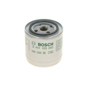 BOSCH 0 451 103 260 Eļļas filtrs