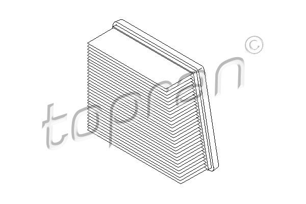 TOPRAN 304 054 Воздушный фильтр