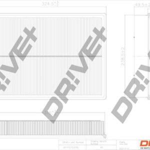 Dr!ve+ DP1110.10.0195 Gaisa filtrs