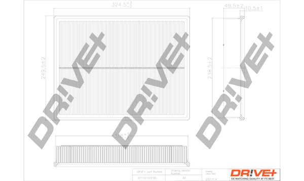 Dr!ve+ DP1110.10.0195 Воздушный фильтр
