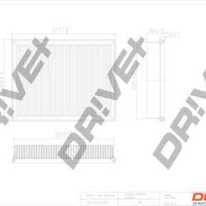 Dr!ve+ DP1110.10.0387 Air filter