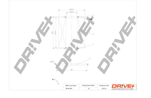 Dr!ve+ DP1110.11.0141 Масляный фильтр