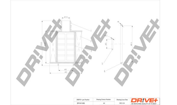 Dr!ve+ DP1110.11.0152 Масляный фильтр