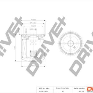 Dr!ve+ DP1110.11.0159 Alyvos filtras