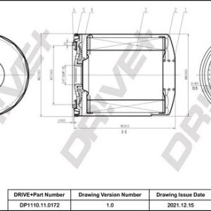 Dr!ve+ DP1110.11.0172 Oil filter