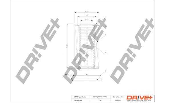 Dr!ve+ DP1110.11.0202 Масляный фильтр