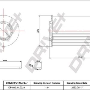 Dr!ve+ DP1110.11.0224 Oil filter