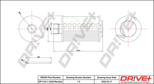 Dr!ve+ DP1110.11.0240 Масляный фильтр
