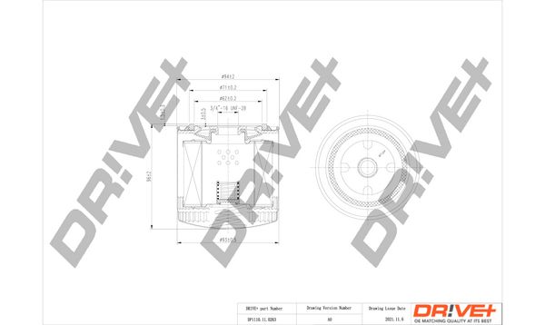 Dr!ve+ DP1110.11.0263 Масляный фильтр