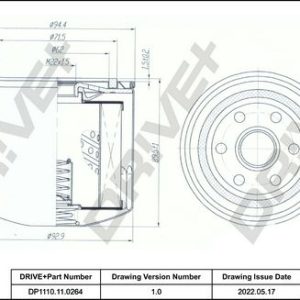 Dr!ve+ DP1110.11.0264 Oil filter