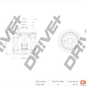 Dr!ve+ DP1110.11.0265 Alyvos filtras