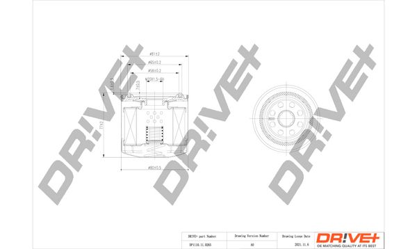 Dr!ve+ DP1110.11.0265 Масляный фильтр