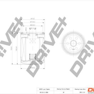 Dr!ve+ DP1110.11.0284 Oil filter
