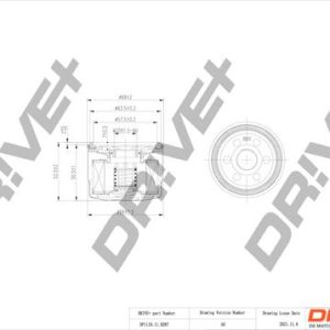 Dr!ve+ DP1110.11.0287 Oil filter