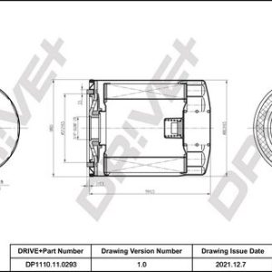 Dr!ve+ DP1110.11.0293 Oil filter