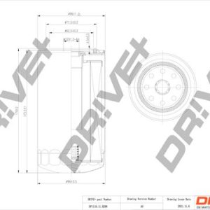 Dr!ve+ DP1110.11.0298 Oil filter