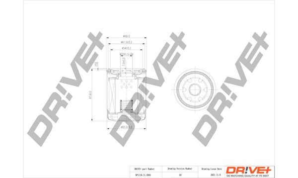Dr!ve+ DP1110.11.0301 Масляный фильтр