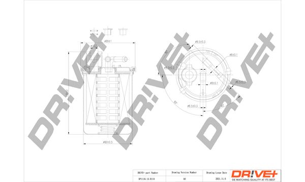 Dr!ve+ DP1110.13.0114 Топливный фильтр