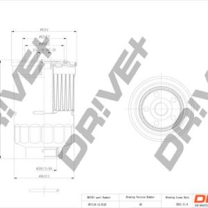 Dr!ve+ DP1110.13.0125 Fuel filter