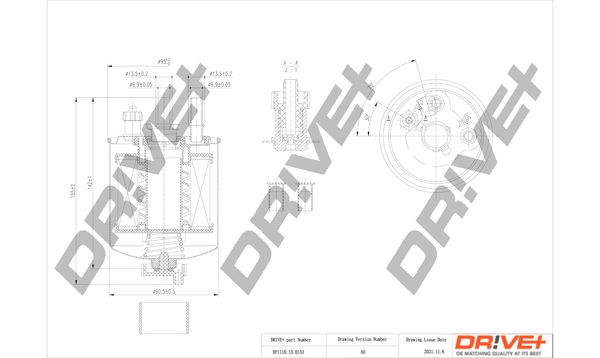 Dr!ve+ DP1110.13.0133 Топливный фильтр