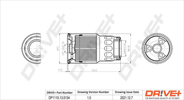 Dr!ve+ DP1110.13.0134 Топливный фильтр
