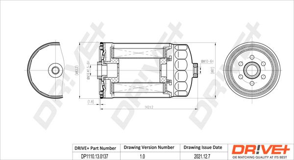 Dr!ve+ DP1110.13.0137 Топливный фильтр