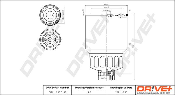 Dr!ve+ DP1110.13.0158 Топливный фильтр