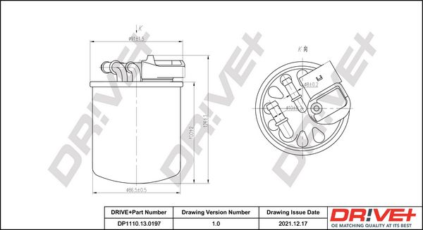 Dr!ve+ DP1110.13.0197 Топливный фильтр