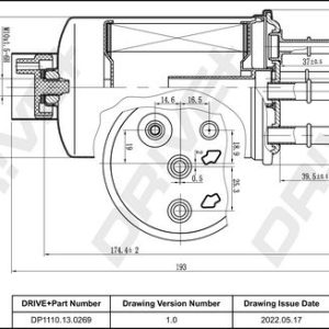 Dr!ve+ DP1110.13.0269 Fuel filter
