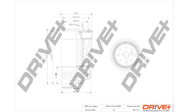 Dr!ve+ DP1110.13.0279 Топливный фильтр