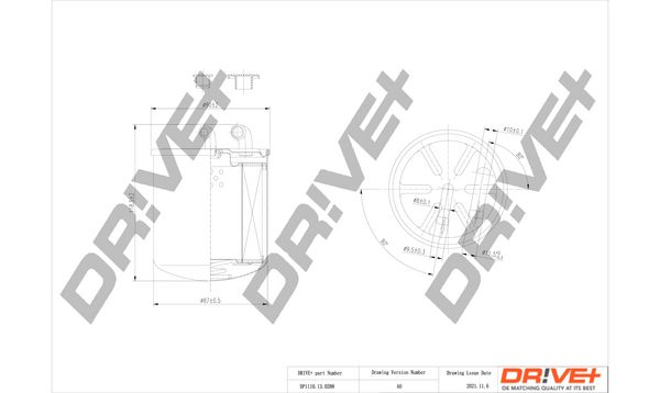Dr!ve+ DP1110.13.0288 Топливный фильтр